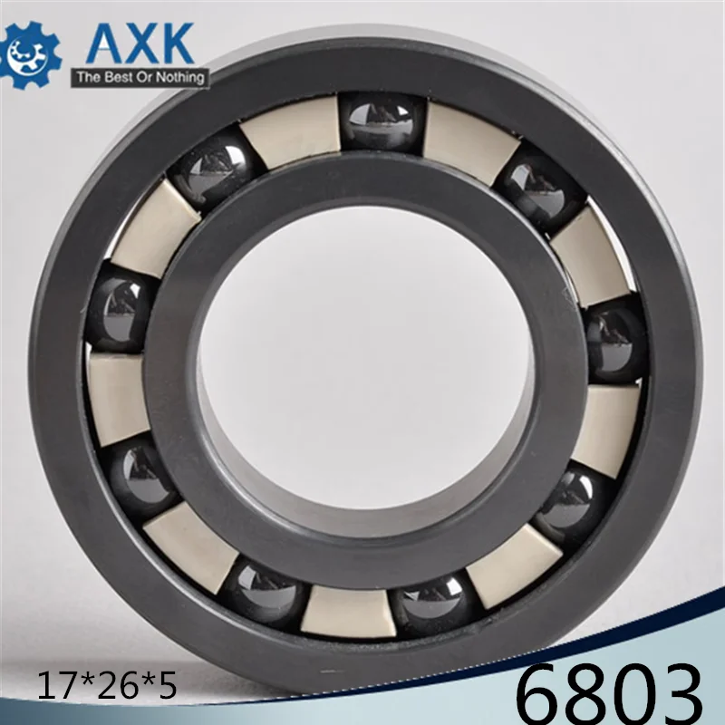 

6803 Full Ceramic Bearing ( 1 PC ) 17*26*5 mm Si3N4 Material 6803CE All Silicon Nitride Ceramic 6803 Ball Bearings