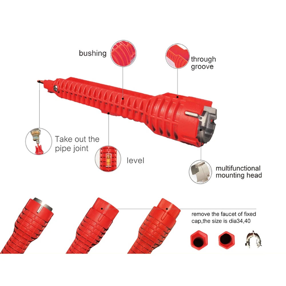 Многофункциональный водопровод гаечный ключ и раковина Lnstaller сантехническое оборудование смеситель гайковерт Сантехнический ключ