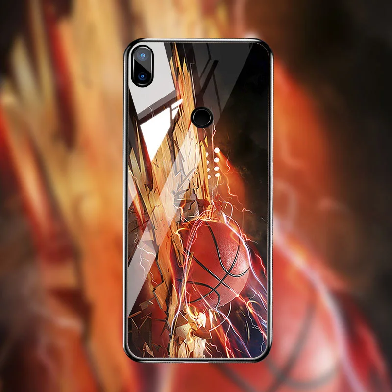 M004 Чехол из закаленного стекла Star Space для Xiaomi mi A1 A2 lite чехол s Coque для Xiao mi Red mi Note 7 6 Pro mi 9 SE бампер Funda - Цвет: M004
