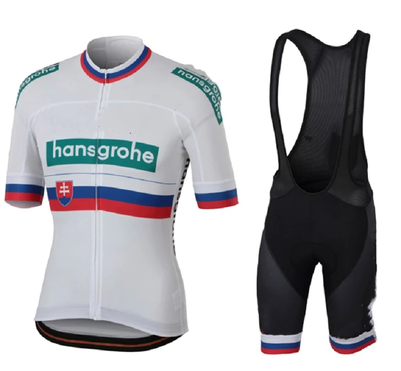 Hansgrohe Летняя мужская велосипедная майка с коротким рукавом, набор Майо, шорты, велосипедная одежда, дышащая рубашка, одежда, костюм Pro - Цвет: short set