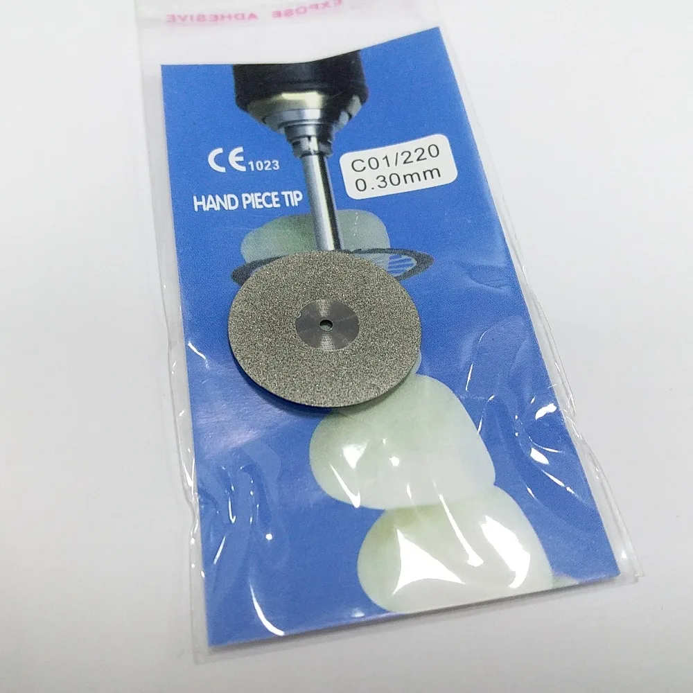 

2 шт. стоматологический лабораторный Алмазный ультратонкий двухсторонний диск для резки фарфоровой короны и пластыря