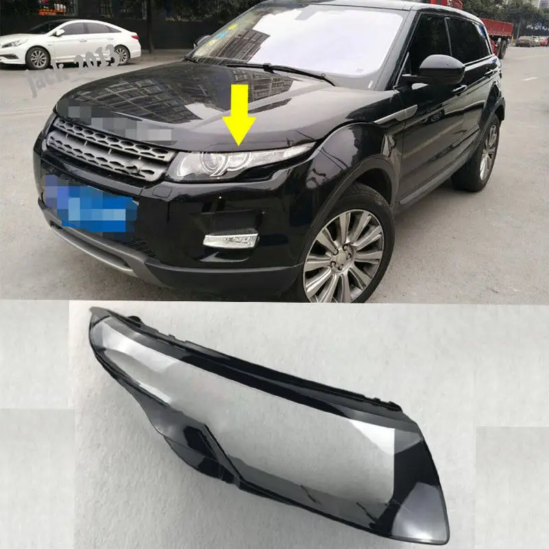 

Left Right Headlight Transparent Lens Cover Fit For Land Rover Range Evoque 2012-2016