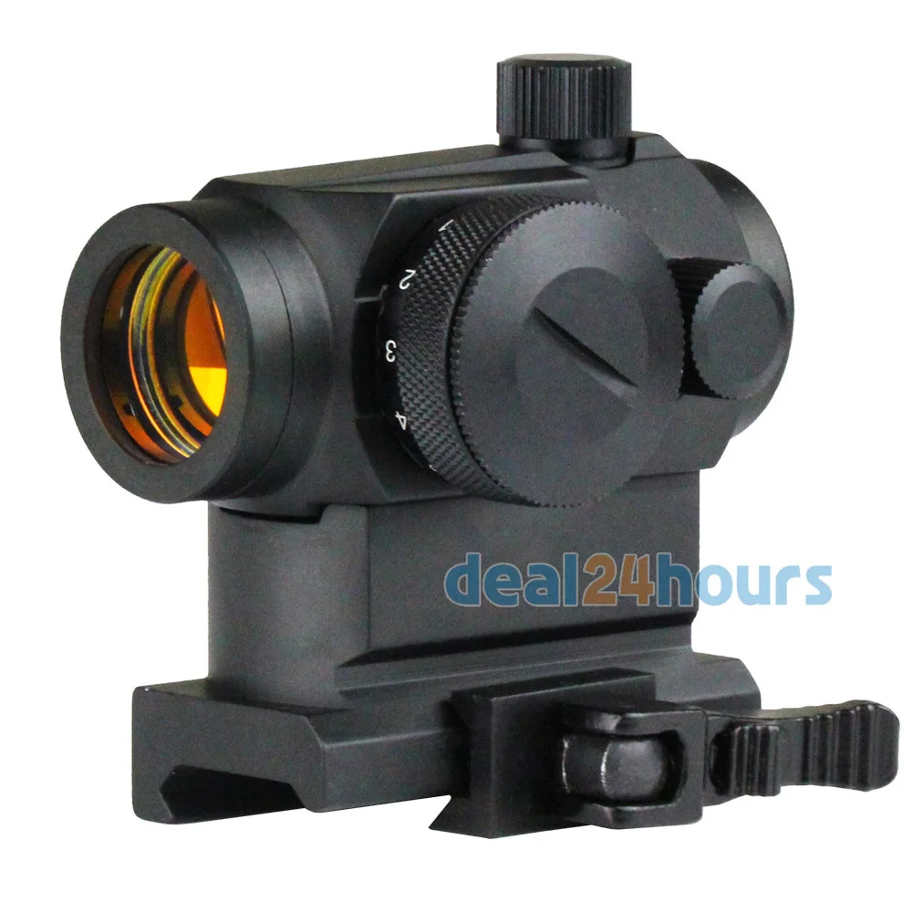 

Tactical Reflex Red Dot Sight Telescopic Scope With QD 20mm Picatinny Mount Free Shipping!