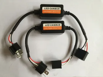 

2pcs H4 LED car Warning Canceller Capacitor Error Free Load Resistor LED canbus Decoder for H4 H7 9006 H11 led headlight