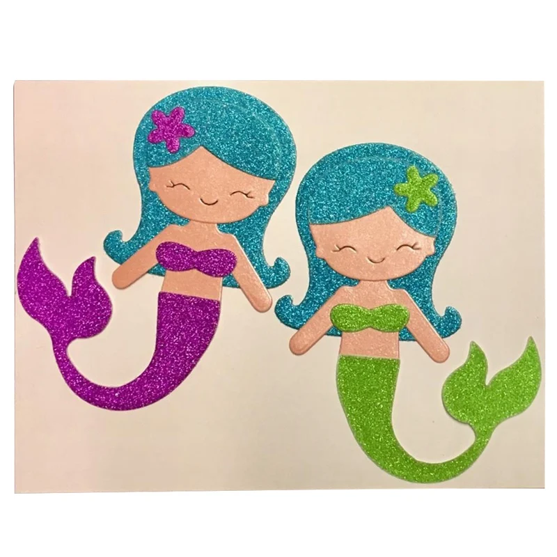 

Mermaid Stencil Metal Cutting Dies For DIY Scrapbooking Paper Card Craft Dies