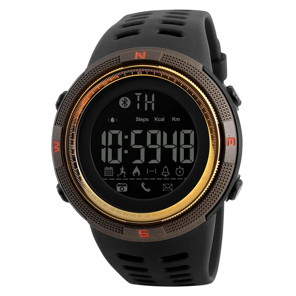 

Brand New Men's Smart Sport Watch Bluetooth Calorie Pedometer Fashion Watches Men 50M Waterproof Digital Clock Wristwatch