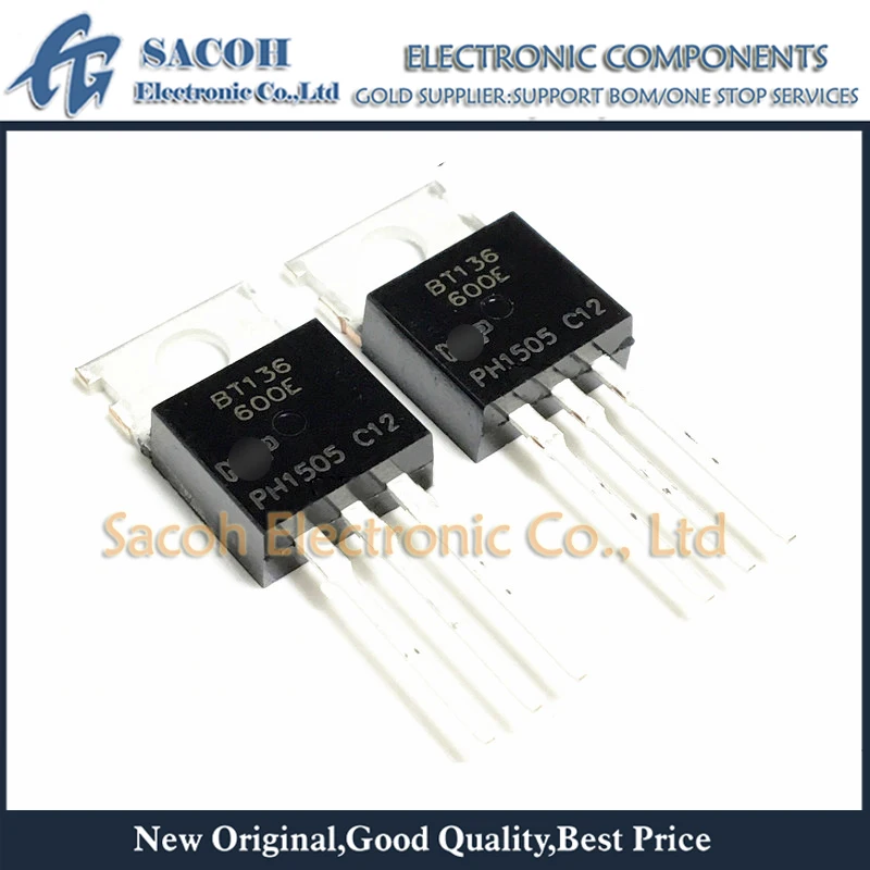 Túi 10 con BT136-600E BT136 600 TO220 TRIAC 4A 600V | Việt Nam
