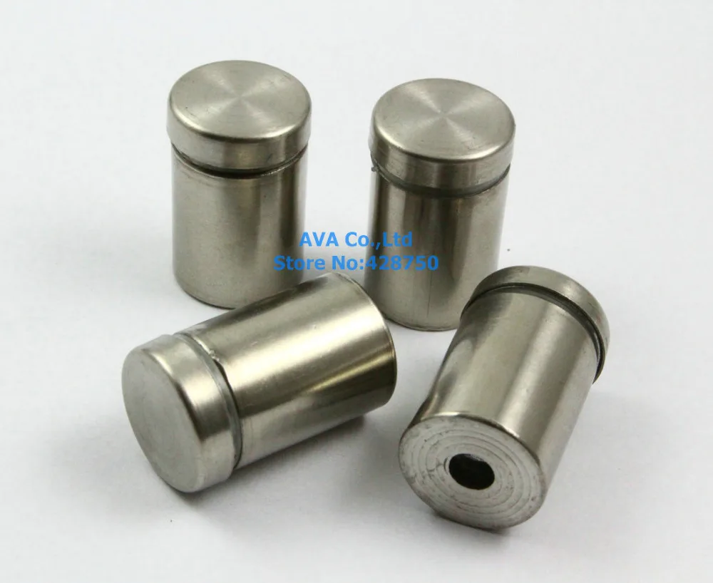 

20 Pieces 16*25mm Stainless Steel Advertising Nail Wall Glass Standoff Pin