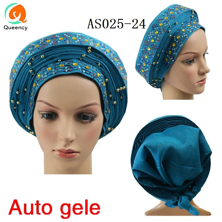Африканский уже сделанный Aso oke головной убор авто желе для свадьбы и вечеринки