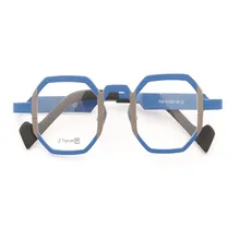 Высокое качество унисекс Мода полный обод чистого титана прогрессивные мульти-фокусные линзы оправа синий для дальнозоркости дальние очки для чтения