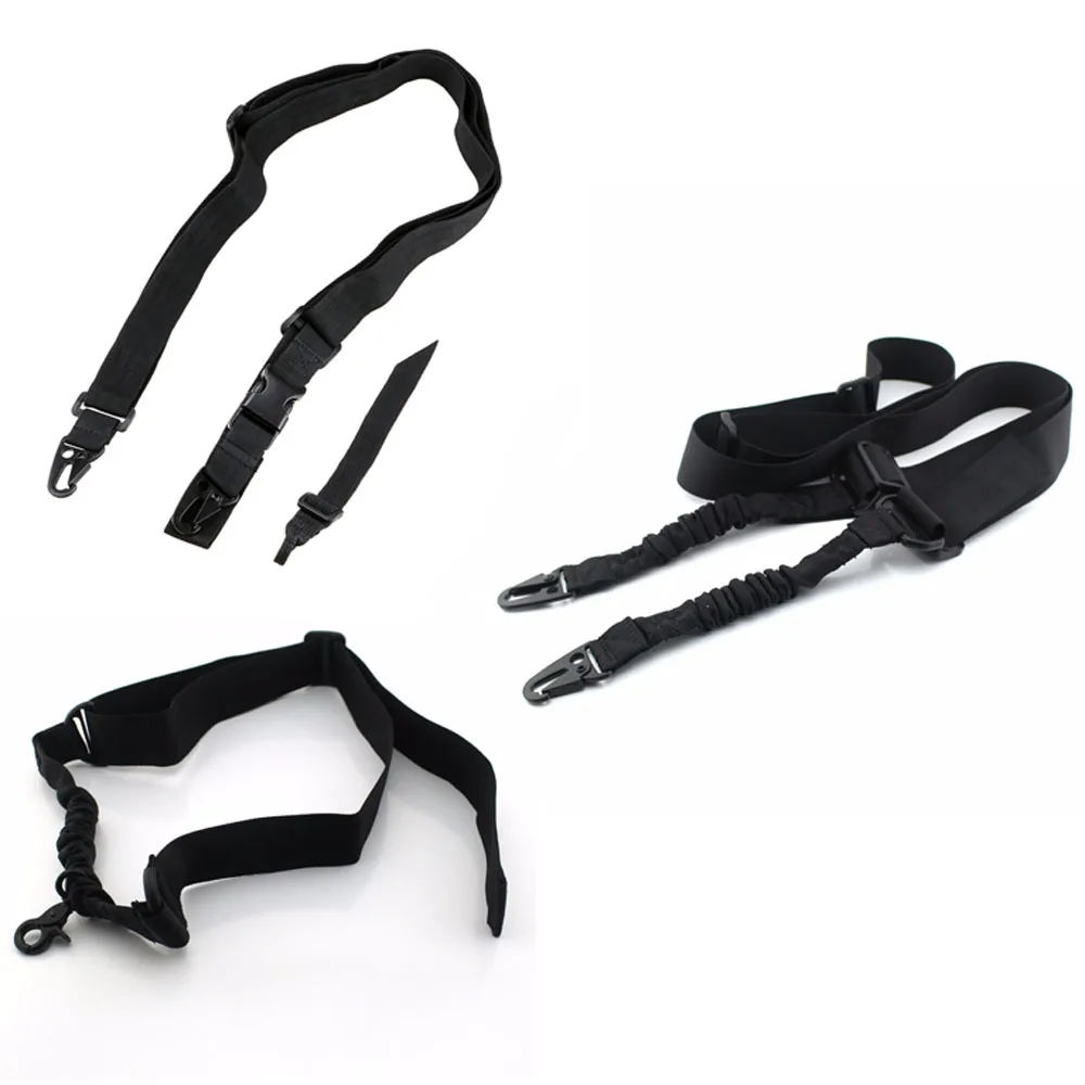 Tactical Adjustable Nylon Rifle Gun Sling Strap System Military Heavy Duty Gun Sling Airsoft Hunting Sling