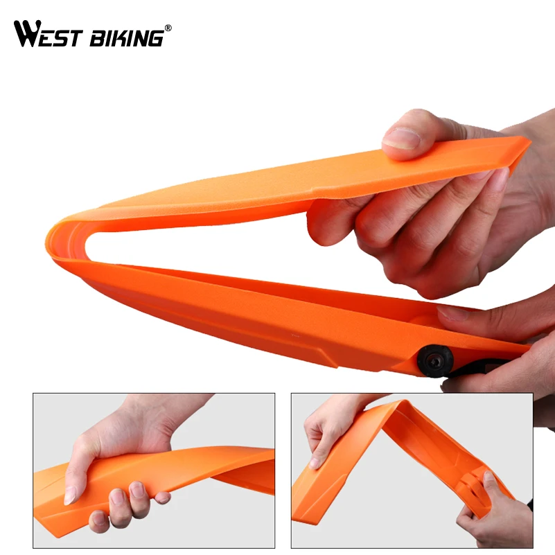 Bike Fender MTB Road Bike Front Rear Mudguard 1 Pair Extended Edition Quick Install Cycle Bicycle Fenders bicycle fender