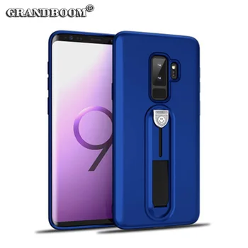 

1000pcs Shockproof TPU Rugged Hybrid Armor Case For Samsung S9 S8 Plus S7 Edge Note8 A8 Plus A7 A5 J7 5 3 Hidden Kickstand Cover