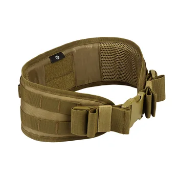 

Men Army Military Camouflage MOLLE Girdle Tactical Outer Waist Padded CS Belt Multi-Use Equipment Airsoft Combat Wide Belts New