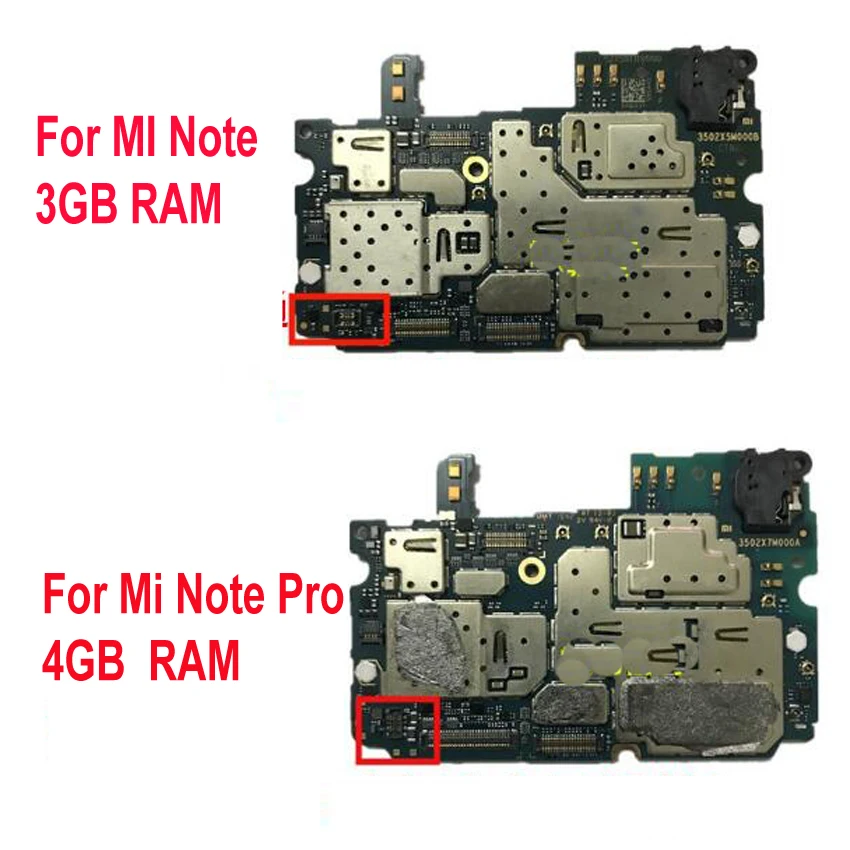 Original Test Unlock Mainboard For Xiaomi Mi Note