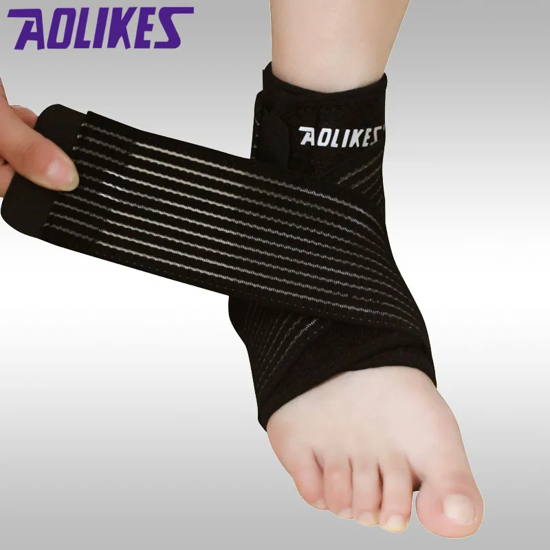 

1 Set Professional Sports Super Strong Ankle Bandage Brace Ankle Support Medical protective Basketball Flanchard Ankle
