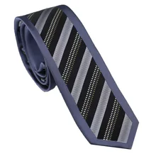 Для мужчин костюм Галстуки Дизайн серый границы с черный серебристый коричневый полосатый галстук узкий галстук 6 см Сорочки выходные для мужчин свадебные галстук