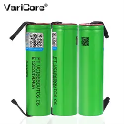 Varicore VTC6 3,7 В 3000 мАч 18650 Li-Ion Батарея 30A разряда для US18650VTC6 инструменты e-сигареты батареи + DIY Никель листов