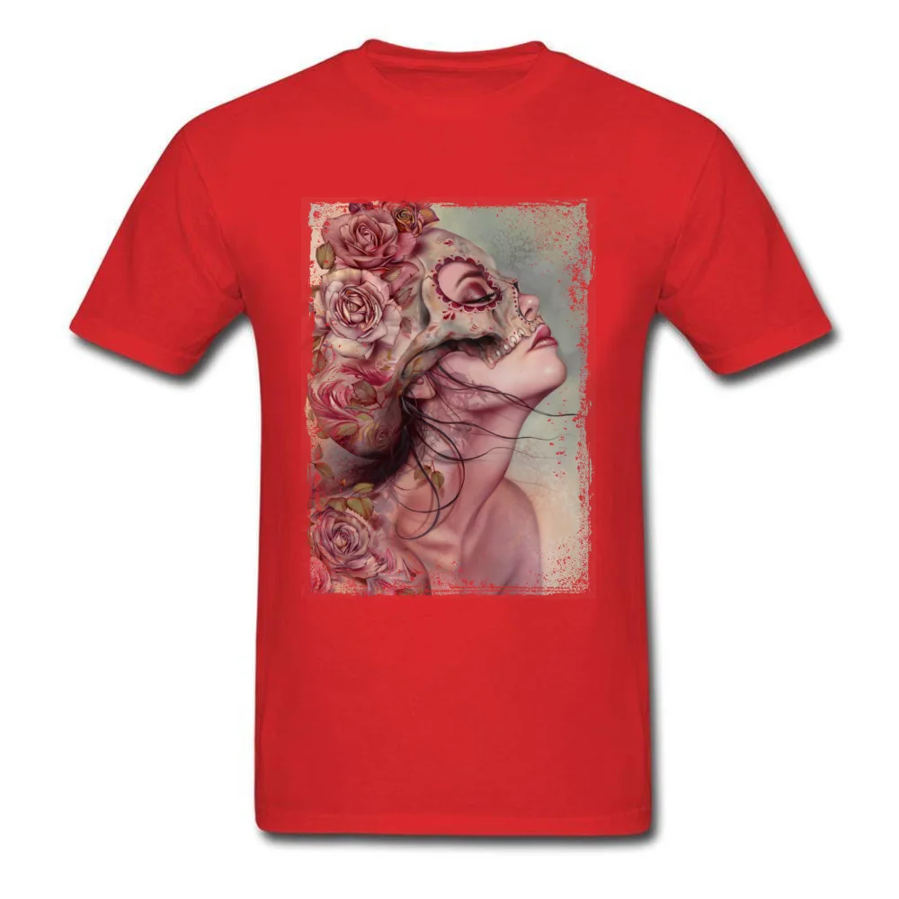Summer AfterDeath Tshirts Retro Fall Short Sleeve O-Neck Tops & Tees 100% Cotton Male Casual Tops & Tees Top Quality AfterDeath red