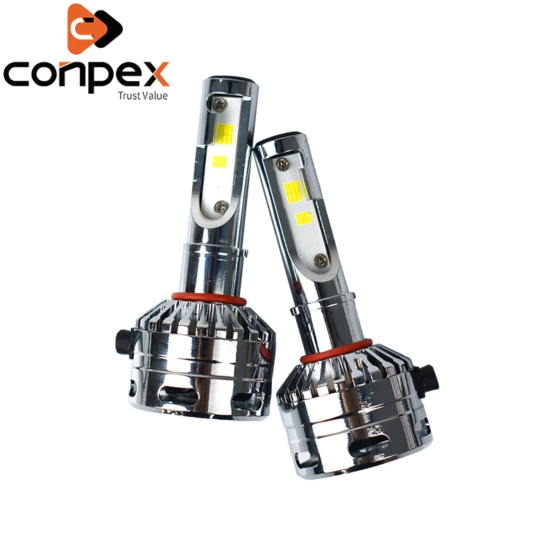 

2pcs Car Headlight Bulbs LED 6500K 24V 3.0A H1 LED high temperature resistant chip Two-sided LED lamp beads signal lamp Lights