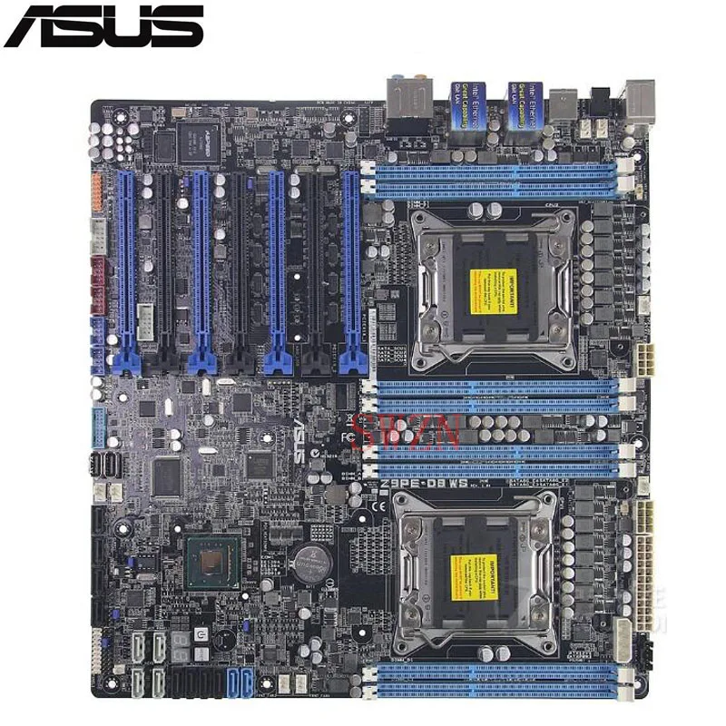 Оригинальный использовать сервер материнская плата для ASUS Z9PE D8 WS C602 Поддержка 2011