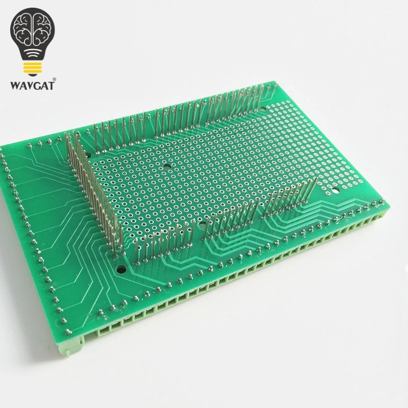 WAVGAT двойной стороне PCB прототип Клеммная колодка щит комплект для MEGA-2560 Мега 2560 R3 Mega2560 R3