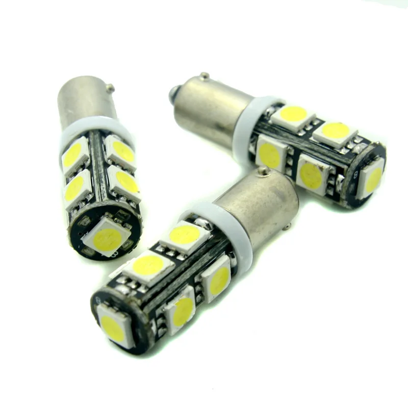 Две части/лот 9SMD BA9S BAU9S 5050 Светодиодные лампы 2 ватт зазор огни Высокое качество