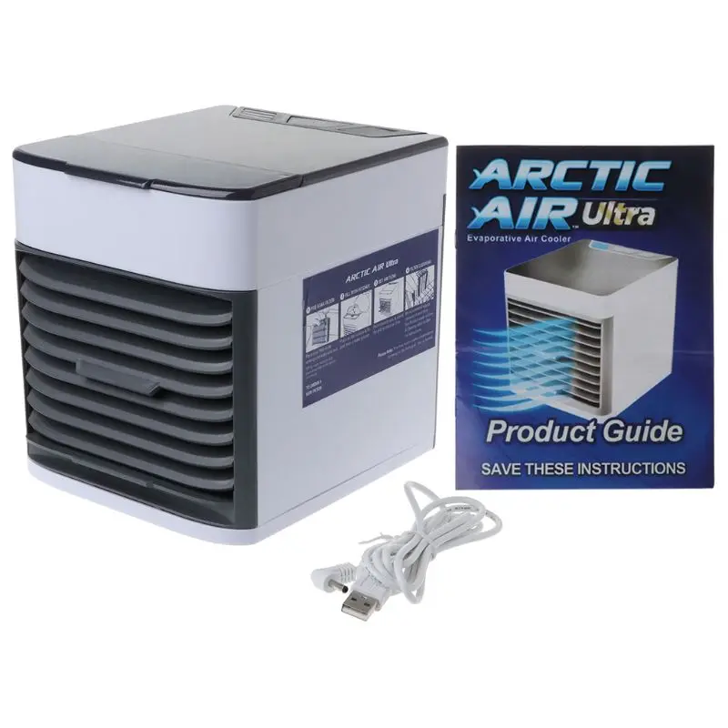 

Creative USB Mini Portable Air Conditioner Humidifier Purifier 7 Colors Light Desktop Air Cooling Fan Air Cooler Fan for Office