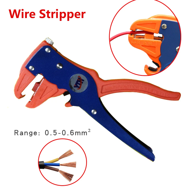 

Automatic Wire Stripper Electric Wire Cable Cutter 2 in 1 Multitool Electrician Cutting Pliers YTH-78-318 Stripping Clamp Nipper