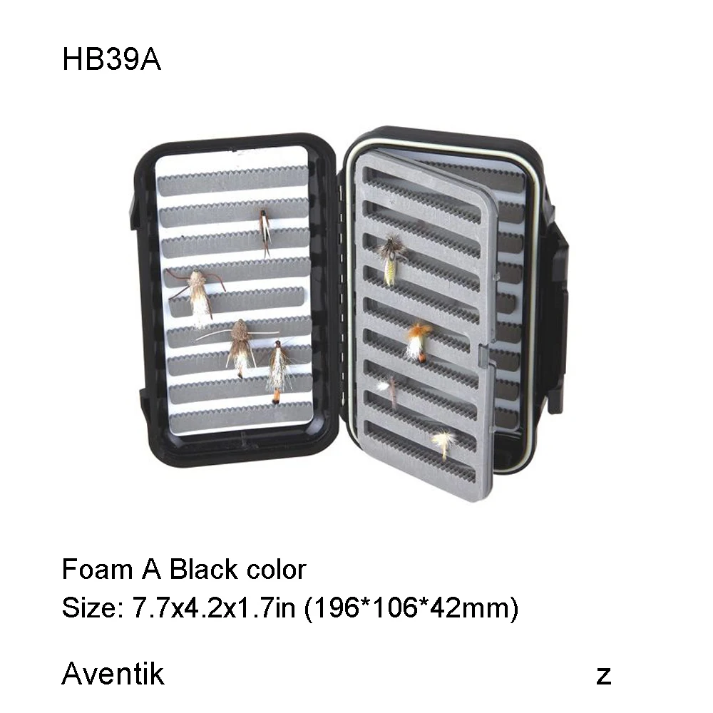 Aventik Fly Box водонепроницаемый чехол для хранения приманки рыболовные инструменты Пластиковые мухи коробка три набора для мух