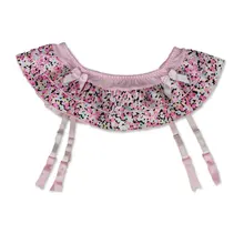 Новая мода Для женщин/Женские пикантные Винтаж слоистых лук украшения Подвязки для женщин Ремни для чулок, розовый чулок металлические зажимы GA009