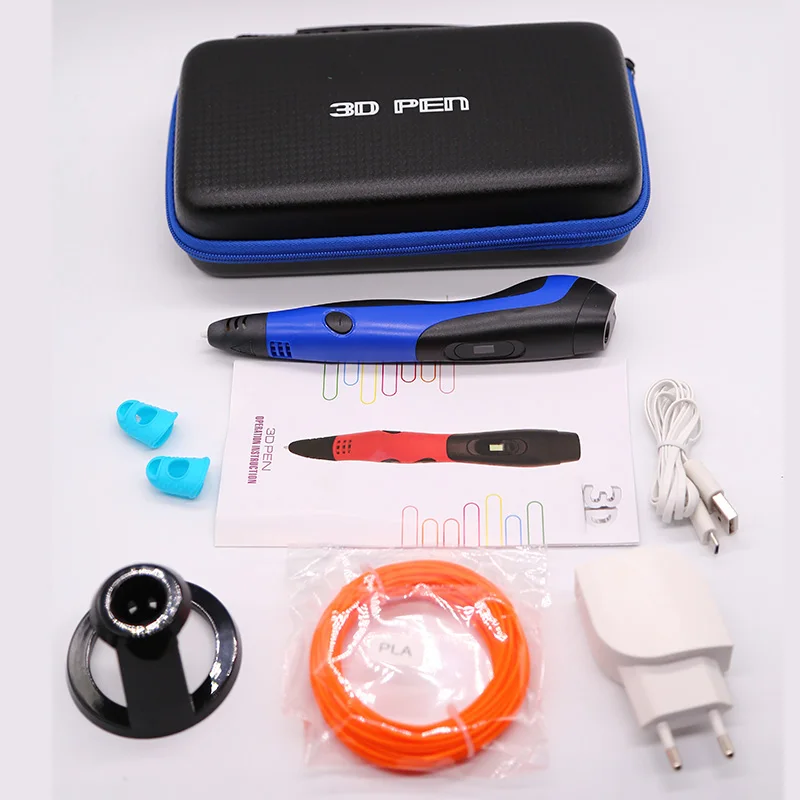 3D Pen 3d printing Pen Add 200 meter PLA Material Drawing 3D Model For Christmas gift Children Best Gifts