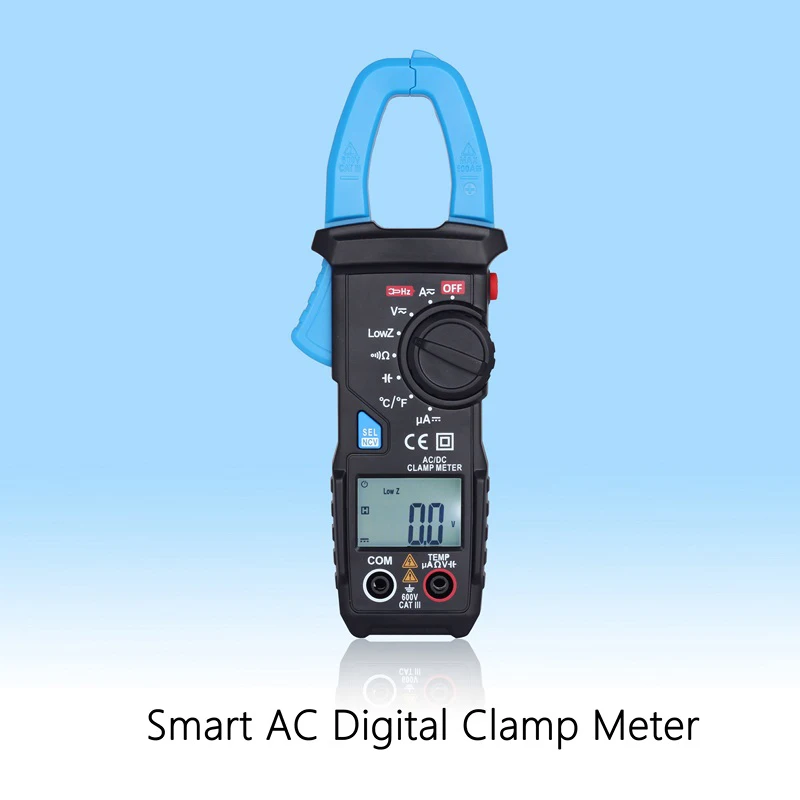 

Digital Clamp Meter Ammeter High-Precision Frequency 600A Digital Multimeter DC AC Current Tester For Testing Resistance Voltage