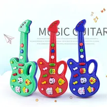 Высокое качество дети учатся Гавайская гитара Мини животное может играть игрушечный музыкальный инструмент подарки для детей Прямая T