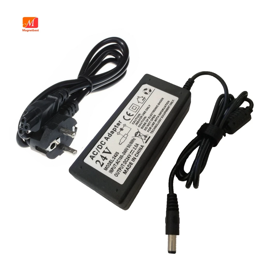バーコードプリンタ電源コード 24V1.5A2.0A2.5A 3A 謳う 電子