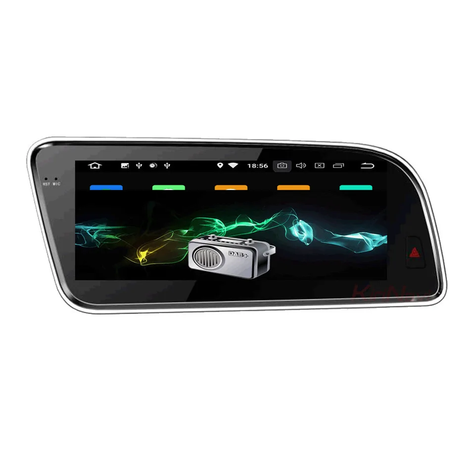Perfect KiriNavi 8.8" Android 8.1 Car Radio For Audi Q5 Car Audio Android Gps Navigation Car Dvd Multimedia Player 2009-2017 Bluetooth 4