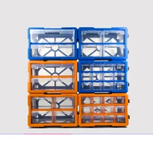 Инструмент чехол настенный Запчасти ящик для инструментов Мульти-ящик с сеткой Тип строительные блоки чехол винт компонента Коробки