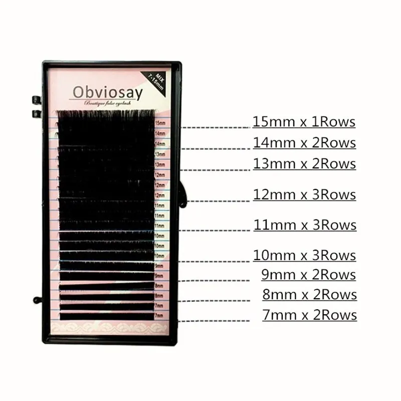 

Free shipping 4cases 7~15mm MIX , 20sheets/case, mink extension eyelashes natural eyelashes false eyelashs extension eyelashes