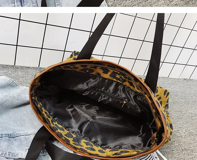 luxury brand women leopard bag handbags female shoulder bag_06