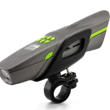 Серый, зеленый Водонепроницаемый Велосипедный Спорт/Велосипед Bluetooth Динамик аудио и Светодиодное освещение комплект крепление Телефон Отвечая