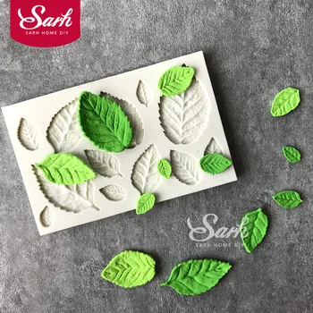 

Rose leaf leaves Fondant Cake Molds Chocolate Mould for the Kitchen Baking Sugarcraft Decoration Tools