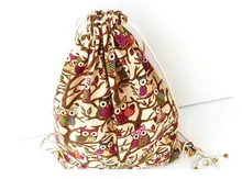10 pieces 2019 Fashion Canvas Backpack Brand Small Drawstring Bag Backpack Owl Woman Bag Cute Backpacks canvas drawstring colour block backpack
