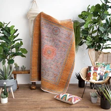 Afghanistan Continuous System Persia Pattern Nation Wind Bedroom A Living Room Tea Table Manual Wool Carpetgc193kilimyg40