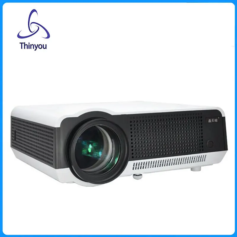 Thinyou Projector 1080P Meeting Home Theater Business Multimedia White Full HD LED LCD 3D Home Cinema proyector projektor Beamer