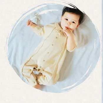 

Newborn Baby Rompers Organic Cotton noy Clothes Baby Girl Overalls Full sleeve Solid Unisex Baby Clothing Newborn Jumpsuit Fall