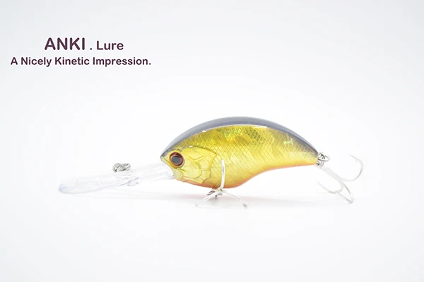 

ANKI Japan Crank Bait Minnow Crankbait Long tongue Trolling WobblersFishing lure Bait sharp HOOK 12.5g