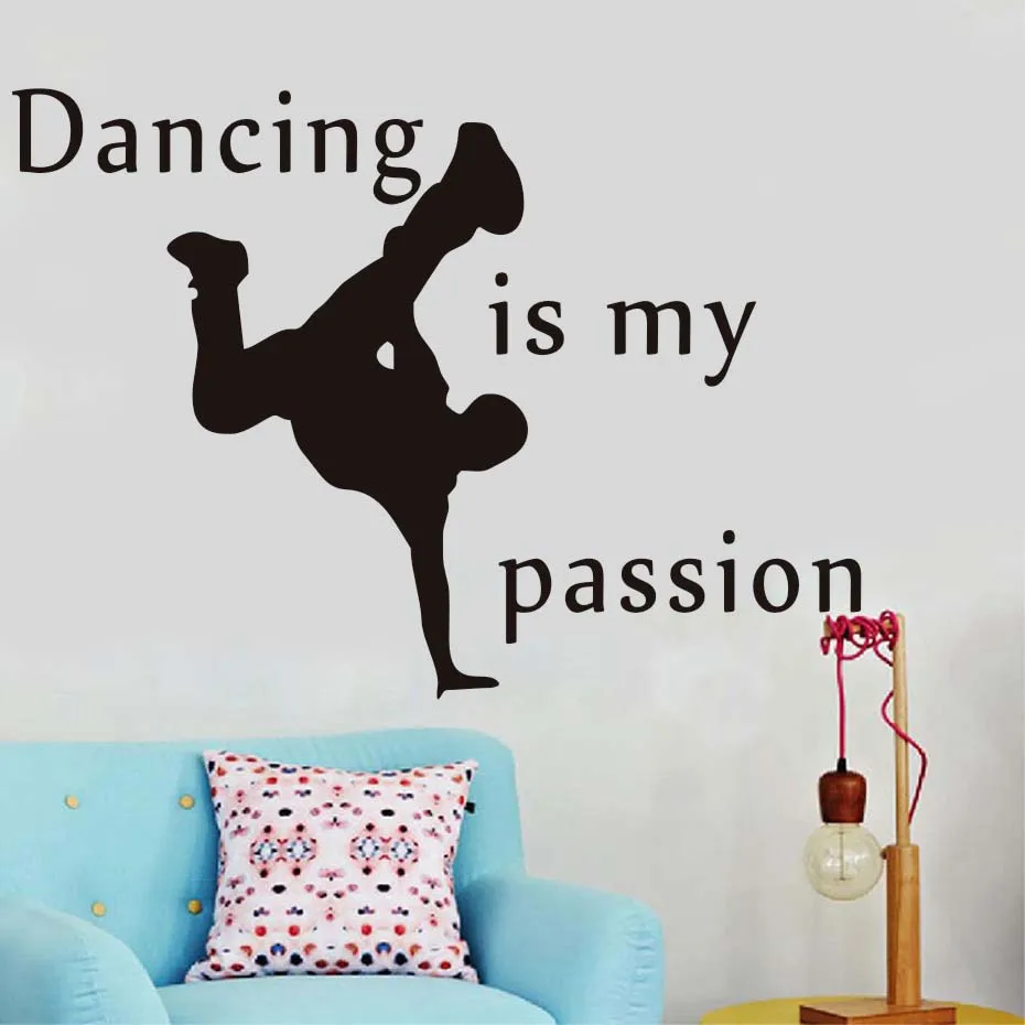 Dancing-Is-My-Passion-Wall-Sticker-Dancer-Silhouette-Bedroom-Living-Room-Removable-Vinyl-Art-Mural-Silhouette