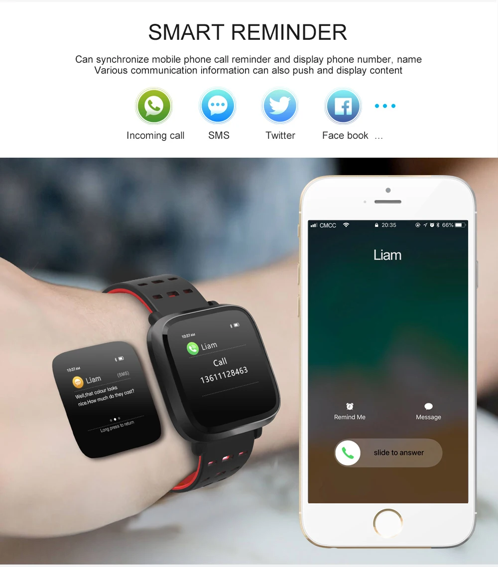 Torntisc Y8 Fitness Bracelet IP67 Waterproof support Multi-sports modes Blood Pressure oxygen monitoring Heart Rate smart band for Men women (11)