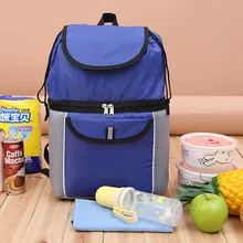 Новые брендовые нейлоновые водонепроницаемые термосумки-холодильники для пикника, изолированные пищевые Рюкзаки-Кулеры, ледяная Термосумка на плечо, сумка для подгузников