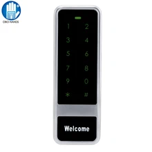 Водонепроницаемый контроль доступа Лер RFID 13,56 МГц контроль доступа клавиатура дверной замок с технологией NFC открывалка с сенсорной клавиатурой для безопасности входа